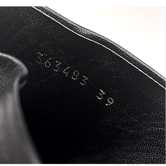 BALENCIAGA * LEATHER LOW WEDGE SLIDE - Picture 5 of 8